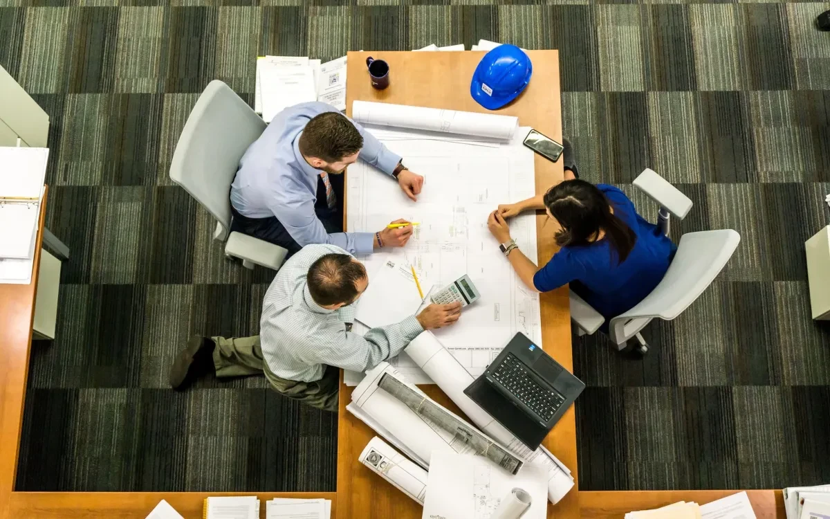Pre-construction planning meeting for Nashville residential project