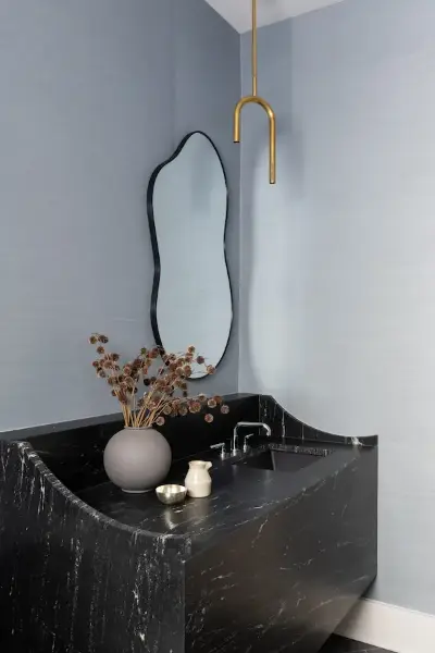 Black Granite Guest Sink